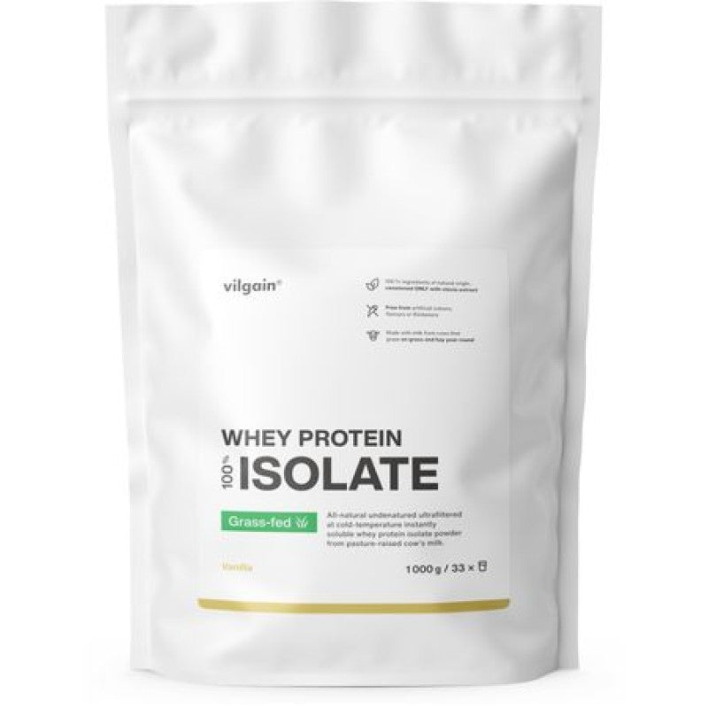 Vilgain Grass-Fed Vanilla Protein Isolate 1000 g