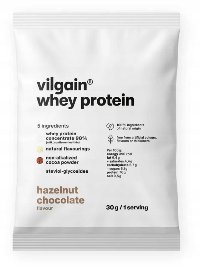 Vilgain Protein Conditioner Powder Flavor Hazelnut Chocolate 30g