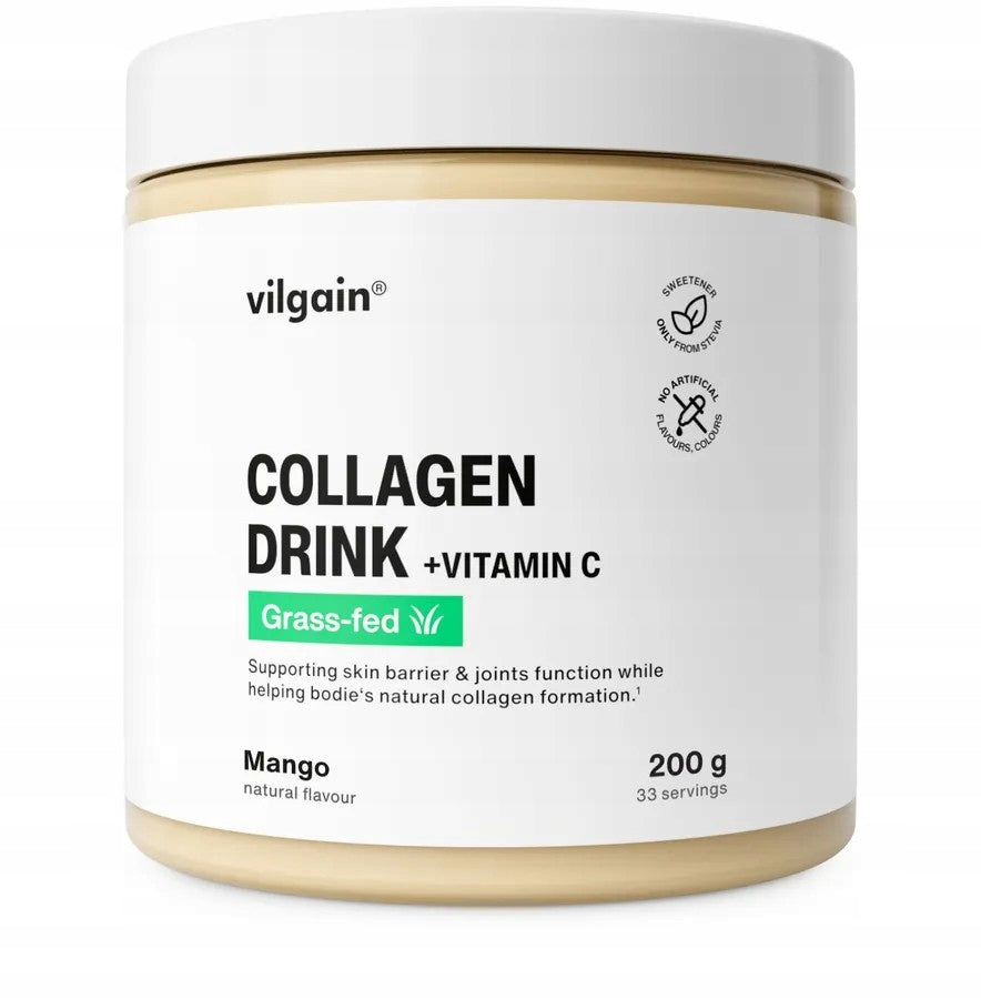 Vilgain Refreshing drink with collagen and vitamin C Mango