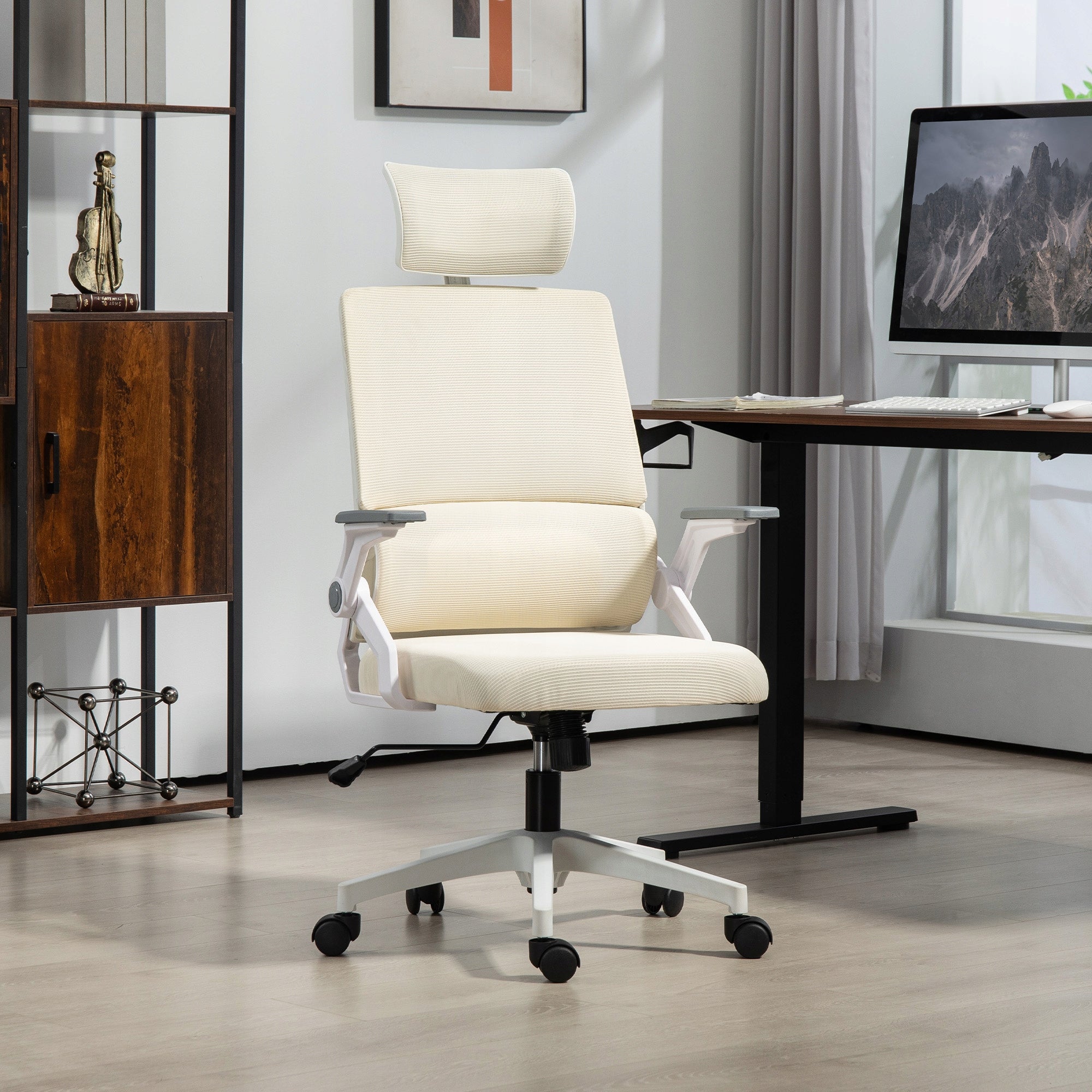 Vinsetto Ergonomic Office Chair with Adjustable Headrest, Mesh Medical device no