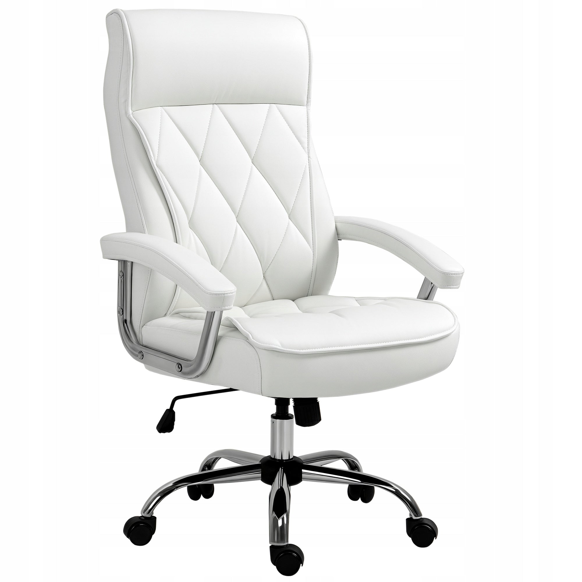 Vinsetto Ergonomic office chair 66 x 69 x 113-121cm eco-leather, white