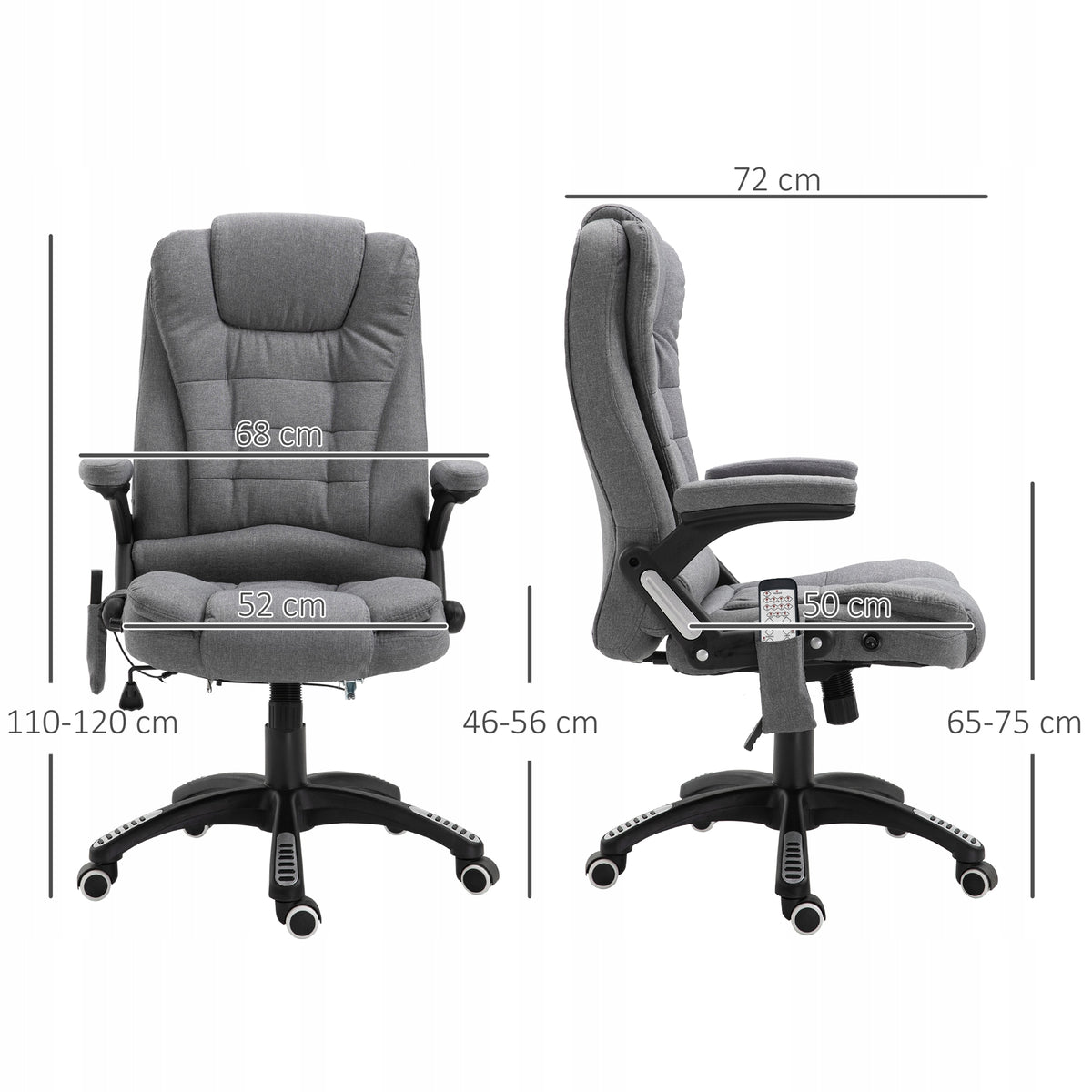 Vinsetto Massage chair, office chair, gaming chair, swivel chair Brand Vinsetto
