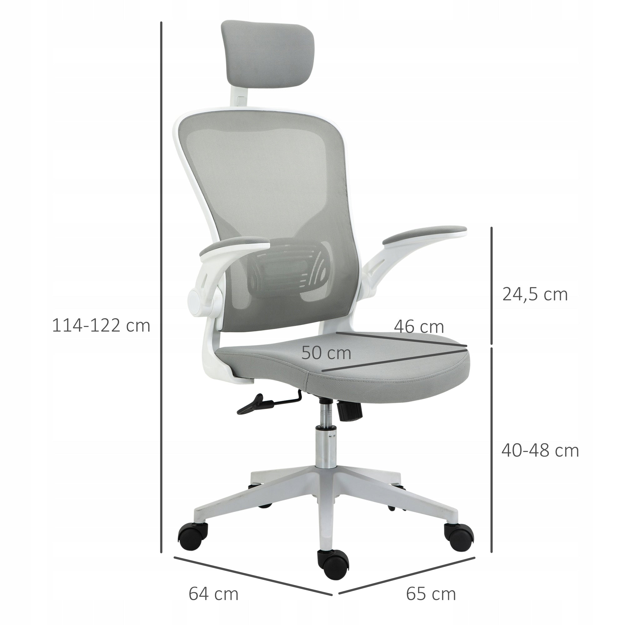 Vinsetto Office Ergonomic Shreb Desk Chair with Rocking Function Brand Vinsetto