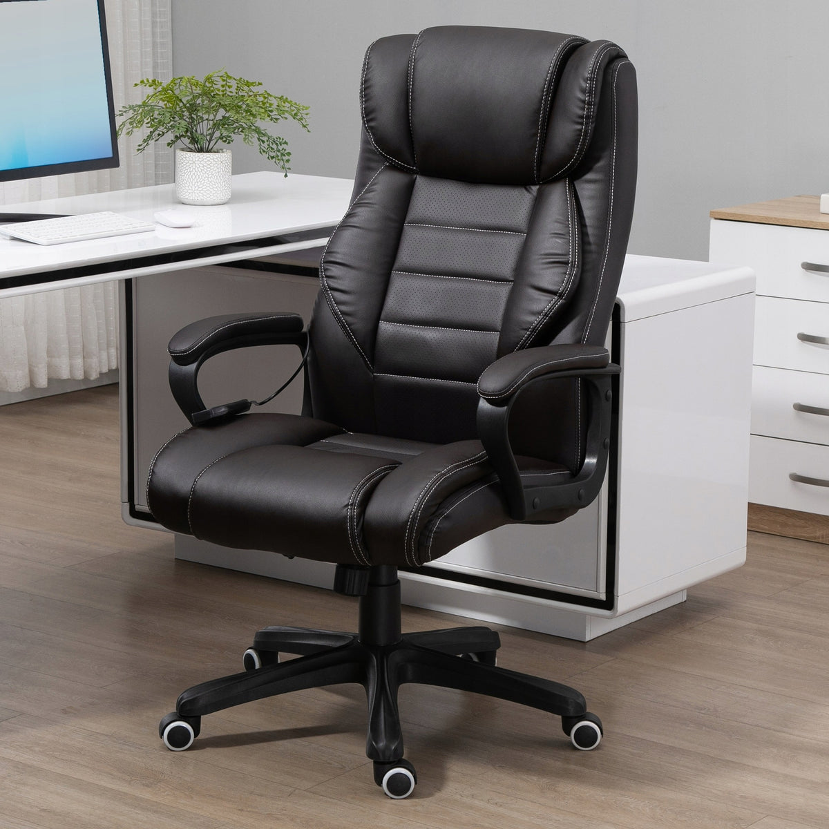 Vinsetto Office chair with massage, height adjustment, 6 vibration points Brand Vinsetto