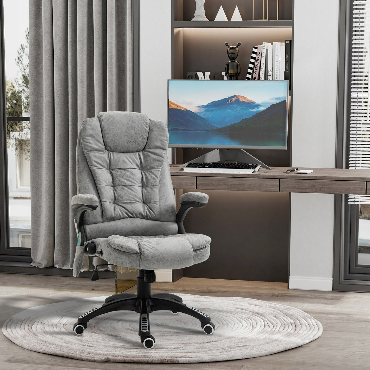 Vinsetto Office chair with rocking function, massage chair with heating function Brand Vinsetto