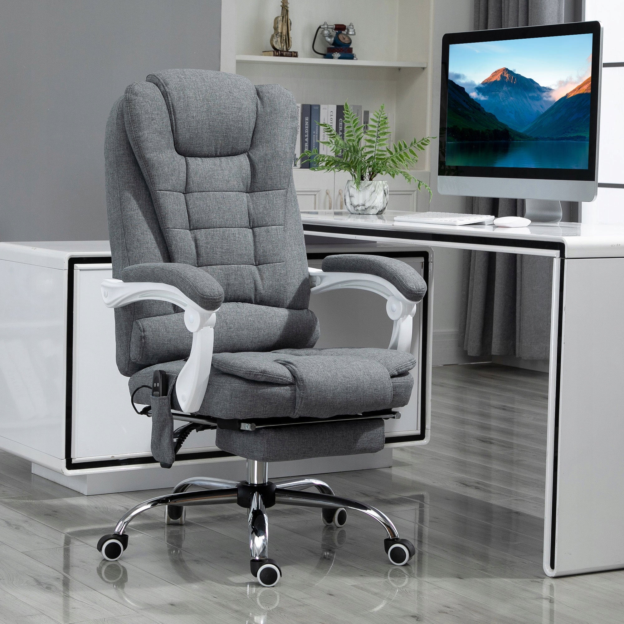 Vinsetto Office massage chair, ergonomic for desk with reclining function Brand Vinsetto