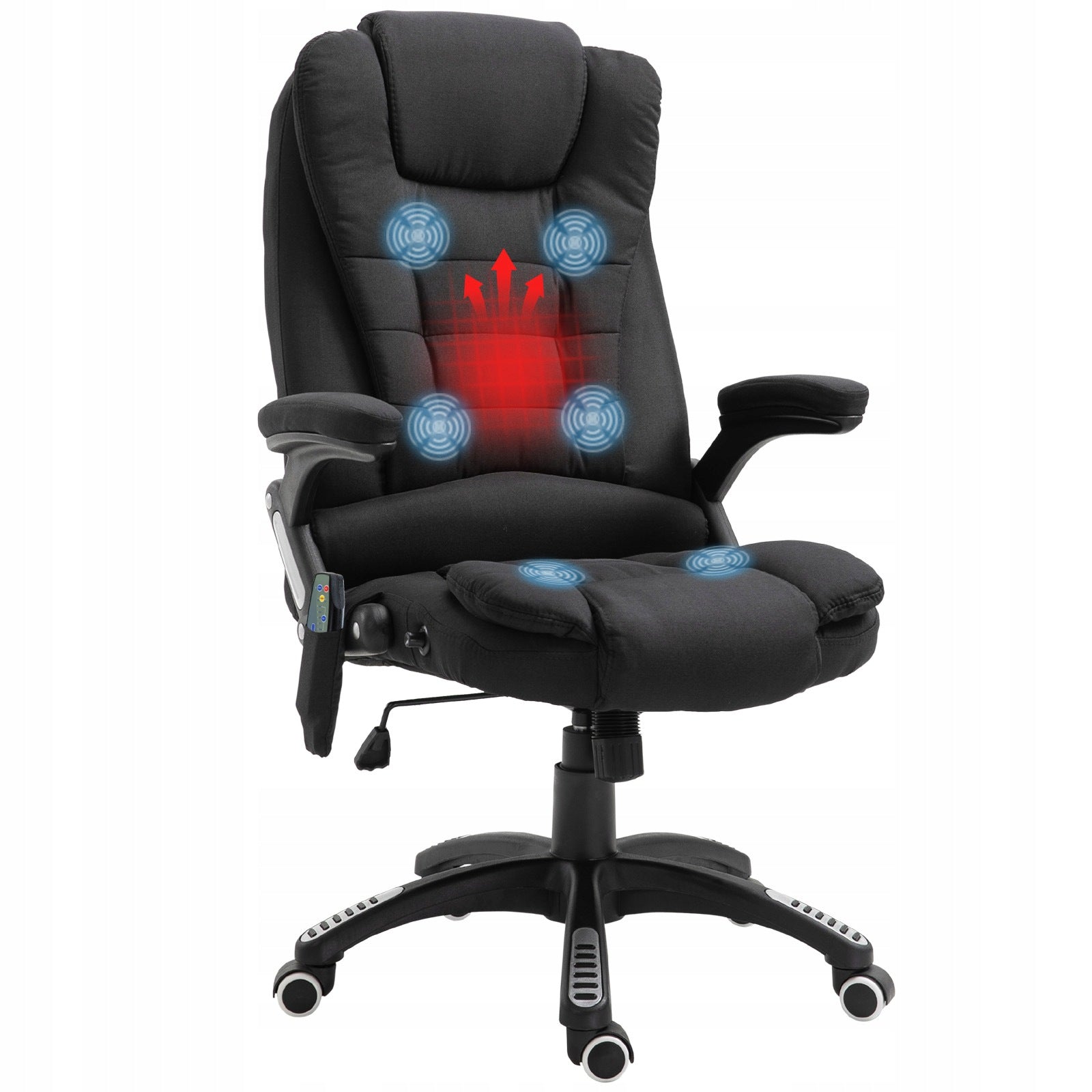 Vinsetto Office massage chair gaming swivel black