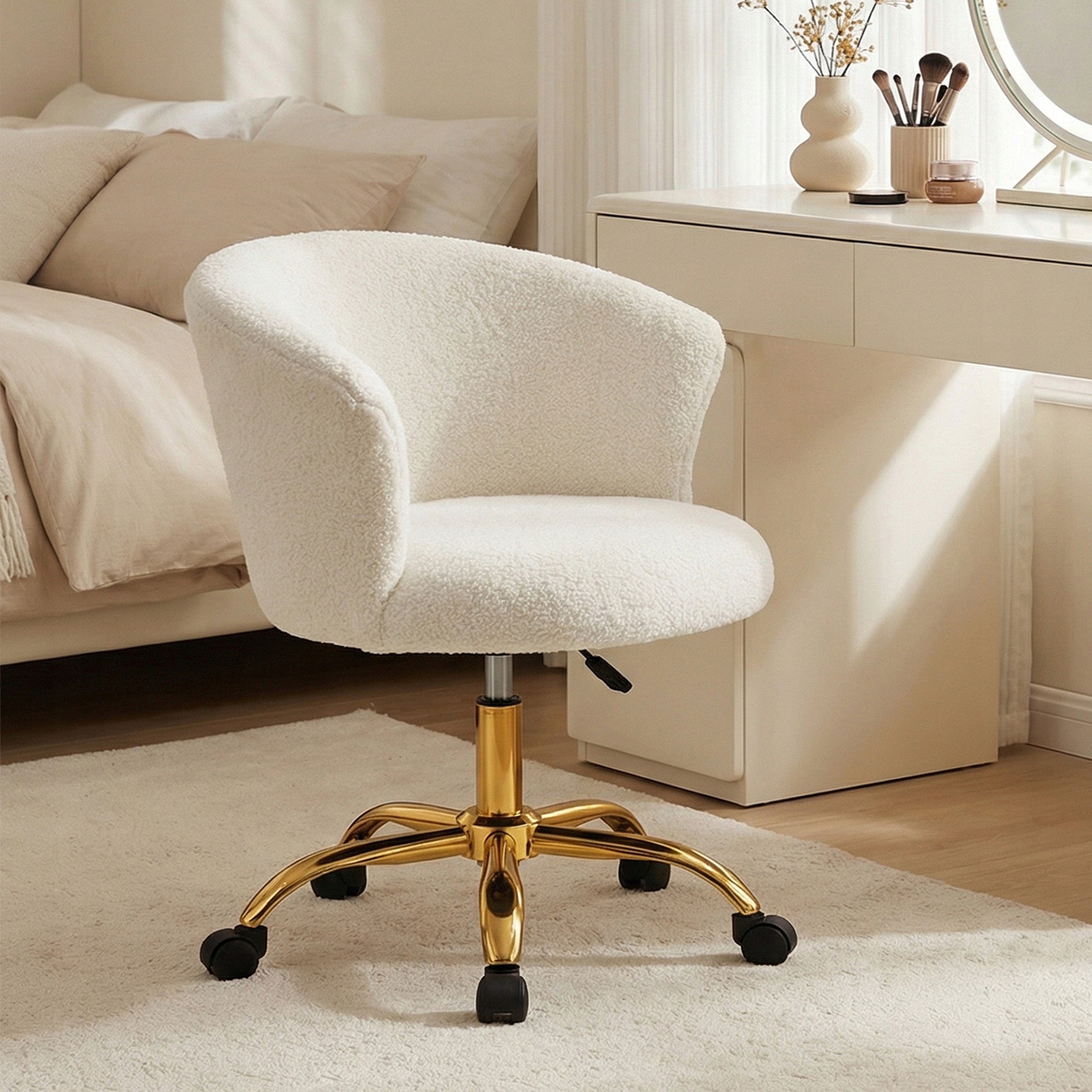 Vinsetto - adjustable office chair with Teddy-Mesh fabric Medical device no