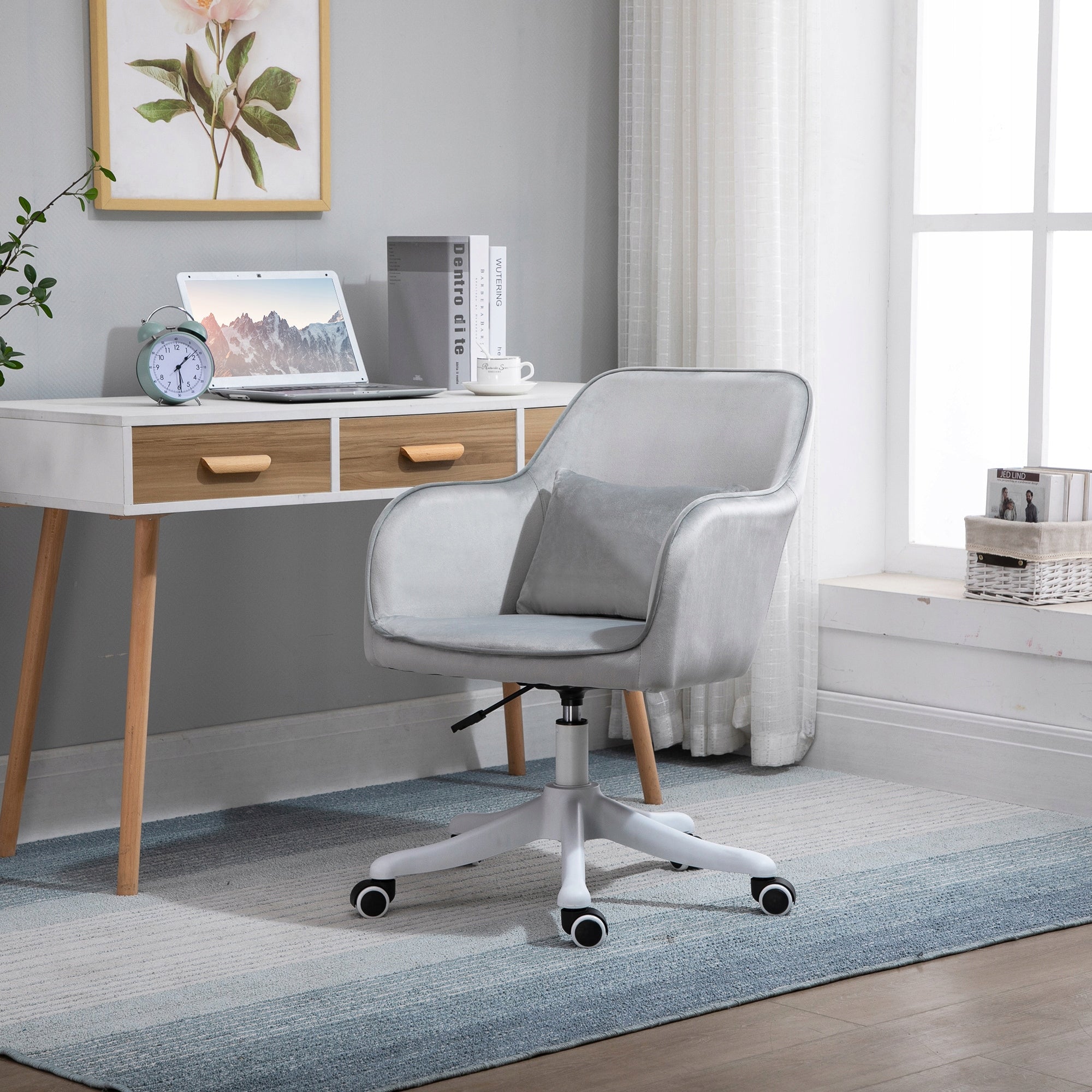 Vinsetto office chair for massage rotating vibration function grey Packaging status original