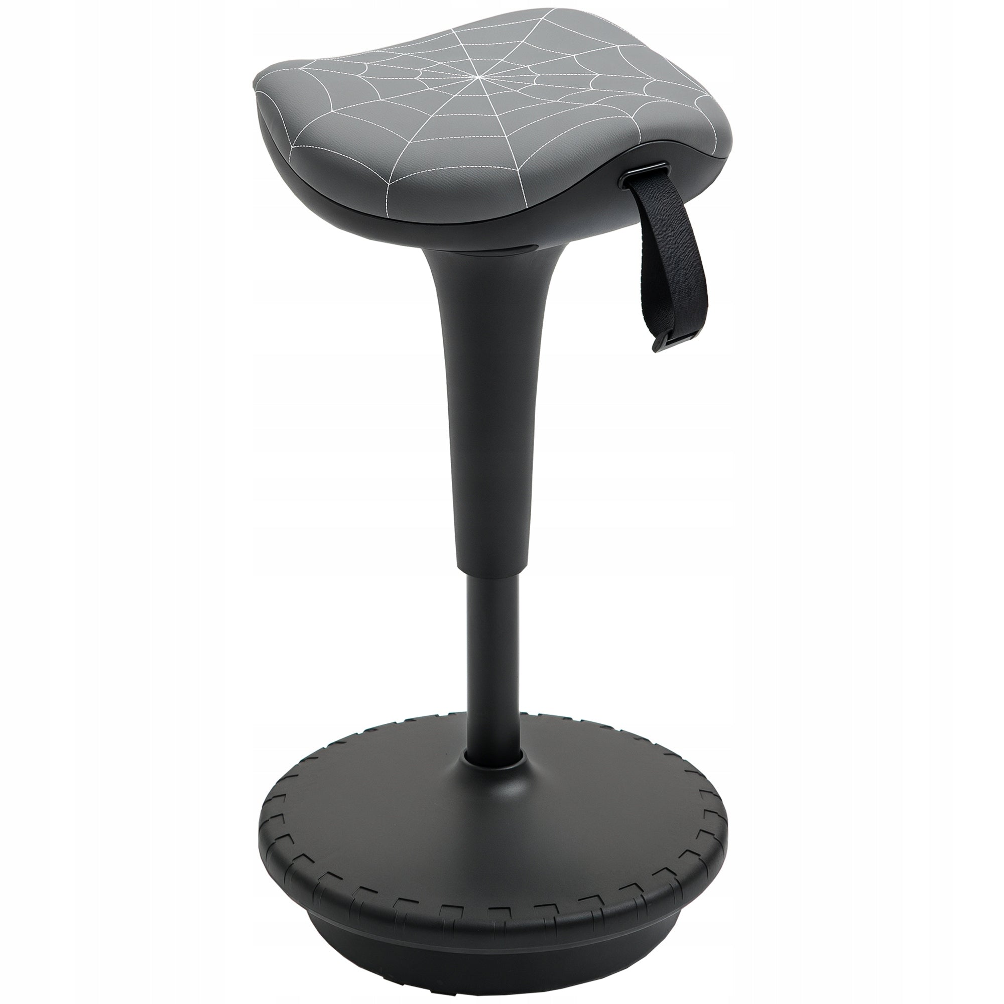 Vinsetto rocking chair, ergonomic stool, 34x34x65,5~83,5 cm, grey