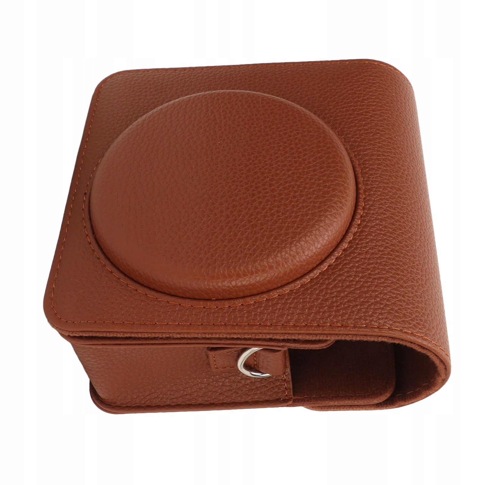 Vintage Camera Case Brown PU Leather Removable Front Part with IG