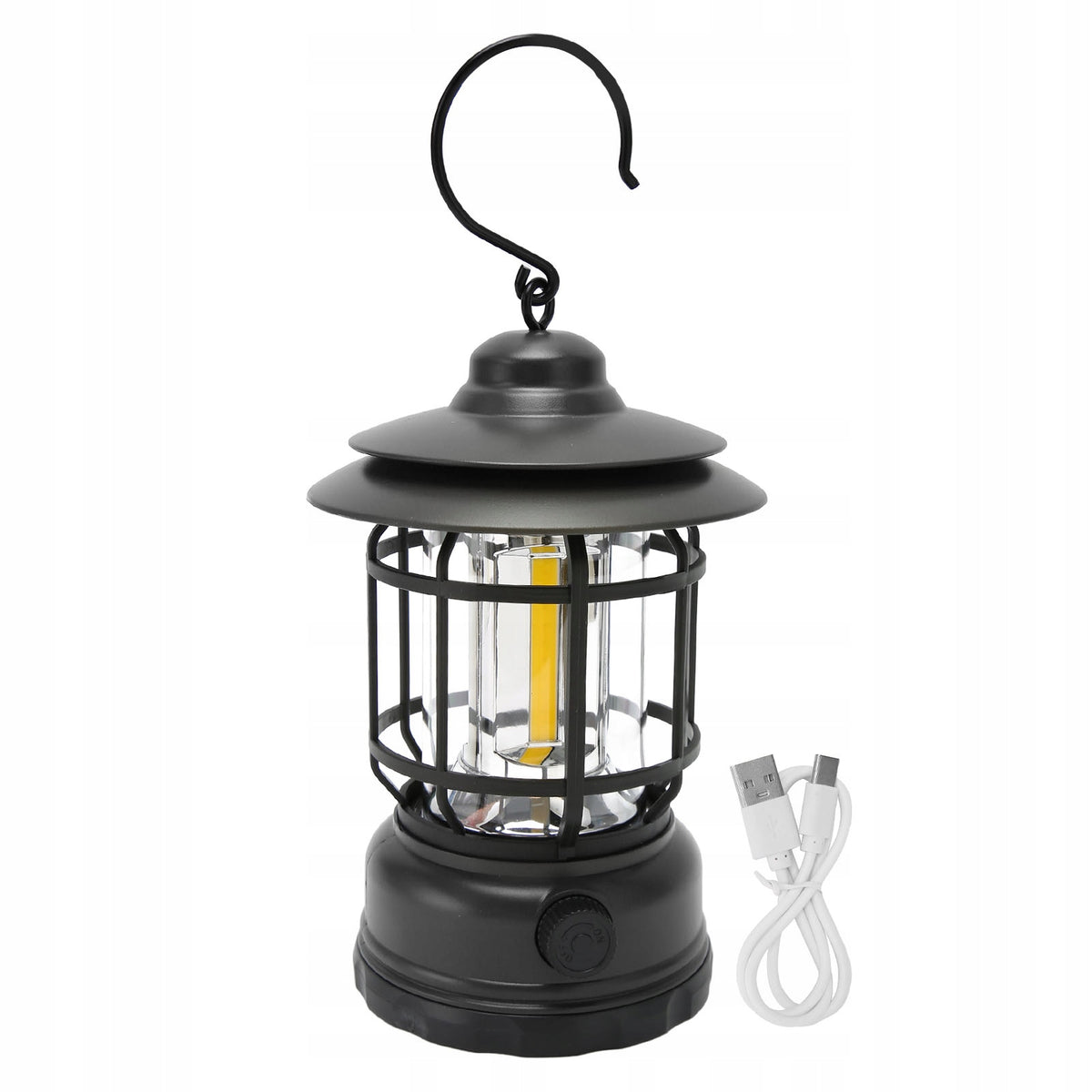 Vintage Camping Lantern IPX4 Waterproof USB Charging Eye Protection EY Manufacturer code AG251003097534