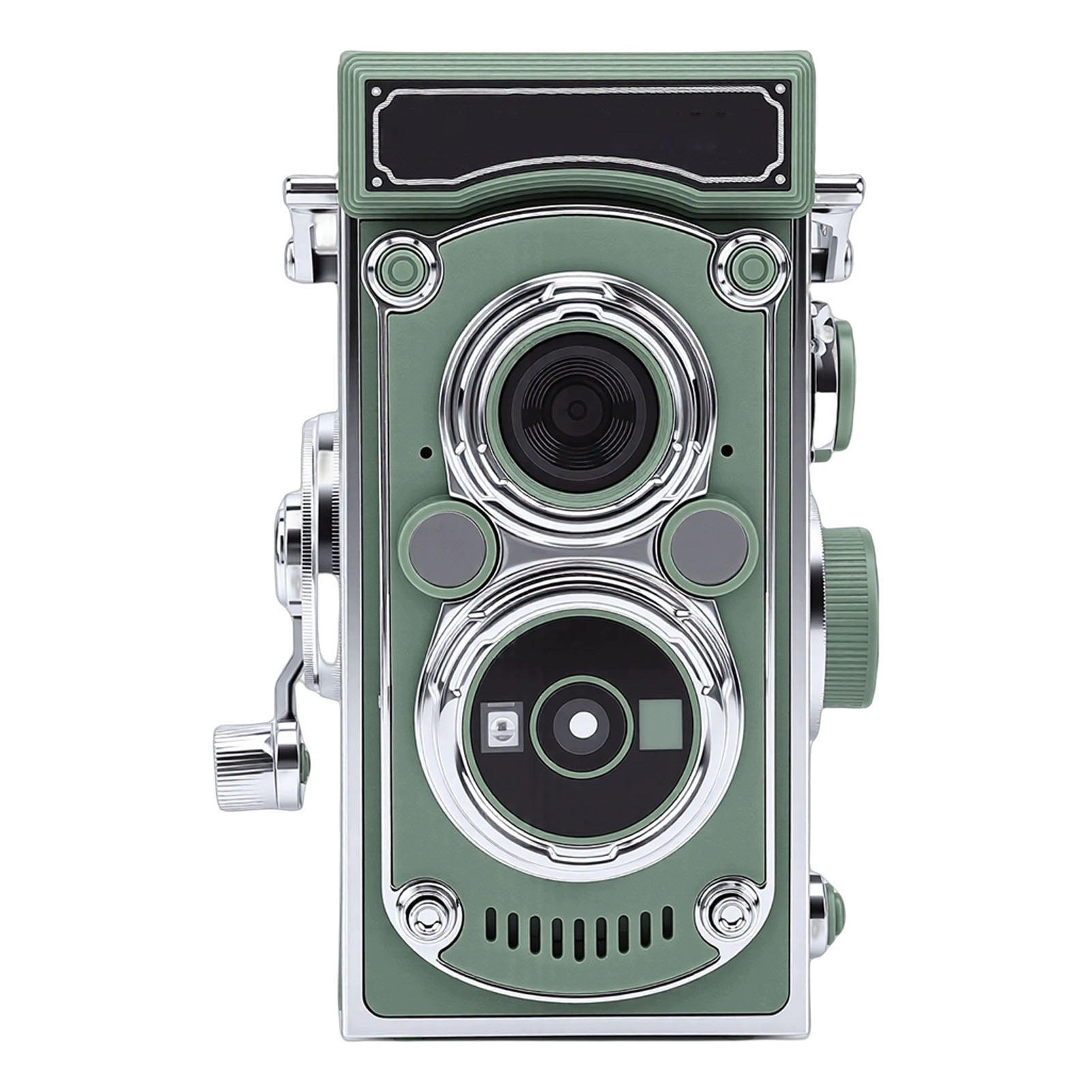 Vintage Digital Camera Portable Style TLR Retro 2.7K Video 24MP YO Resolution 1 Mpx