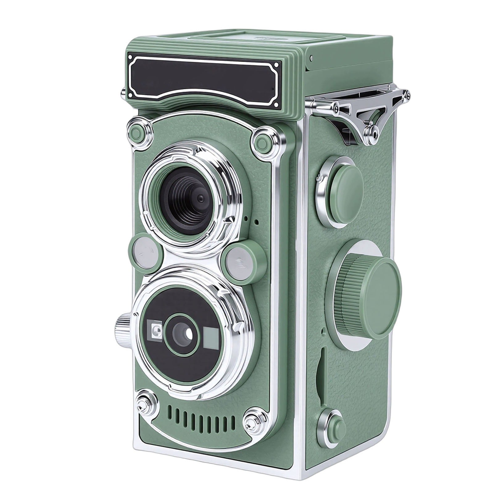 Vintage Digital Camera Portable Style TLR Retro 2.7K Video 24MP YO