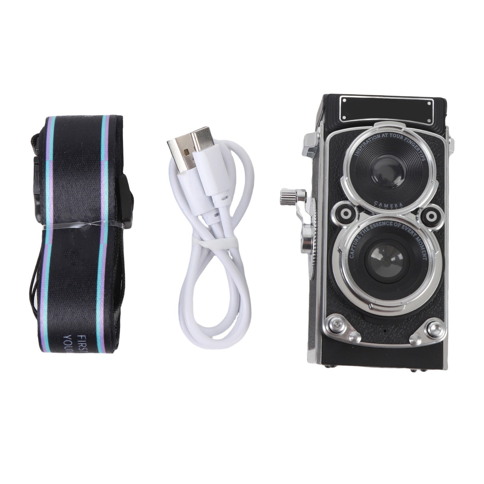 Vintage Miniature Digital Camera Portable Style TLR 1080p FHD Video P6 Brand no brand
