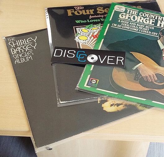 Vinyl Film Covers LP 12" PP Vinyl Boards Outdoor 0,04mm 100pcs Packaging status original