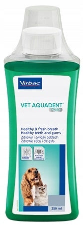 Virbac Vet Aquadent Fresh skystis burnos higienai, 250 ml.