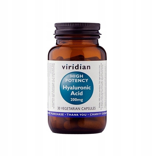 Viridian Hyaluronic acid 200 mg 30 capsules