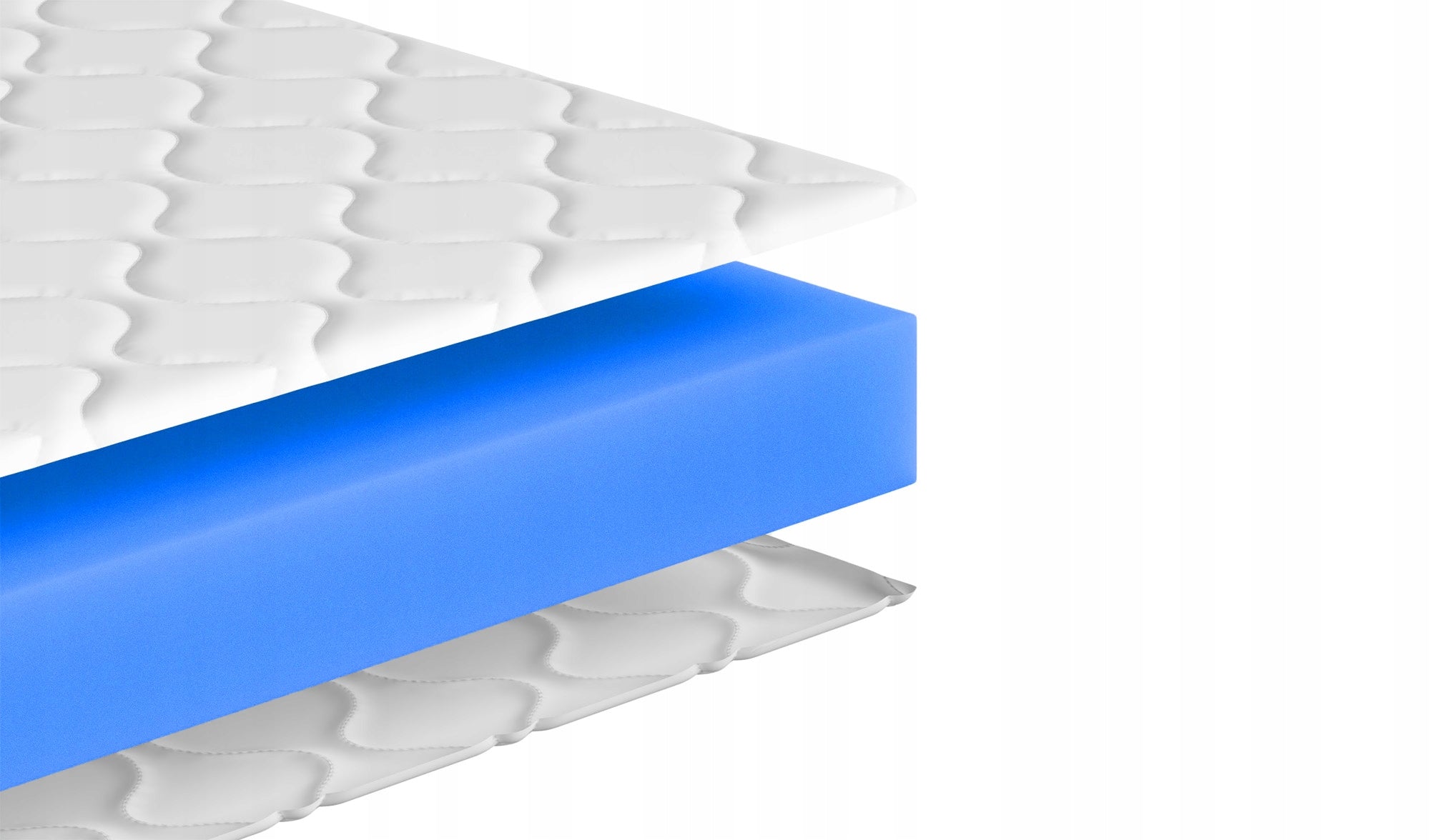 Visco mattress topper 80x200 mattress topper 7cm with cover H2 EAN (GTIN) 5903689152389