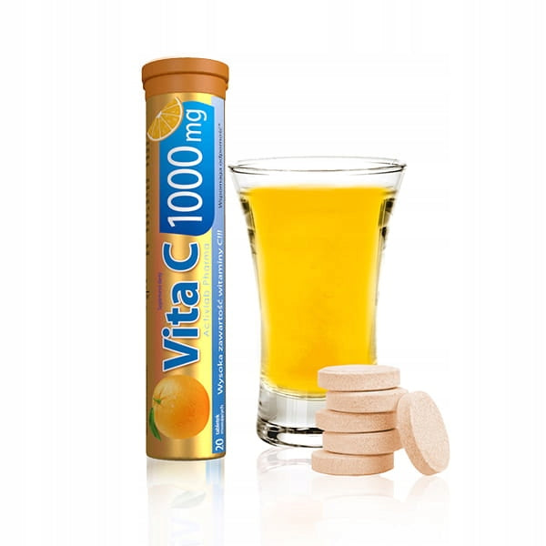 Vita C 1000 mg 20 tabs orange flavour, Activlab