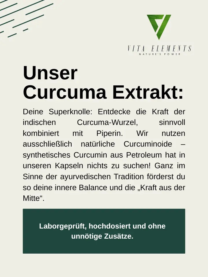 Vita Elements Turmeric Extract Non-GMO Capsules Tested 90 Pcs Medical device no
