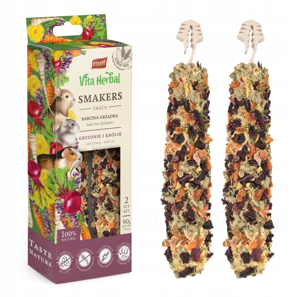 Vita Herbal Smakers Babcina Bed 90g, 2 flasks