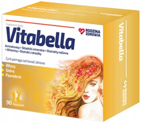 Vitabella for skin hair and nails Family Health 90 kaps. Medical device no