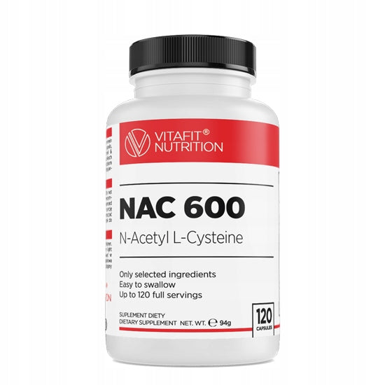 Vitafit NAC 120 KAPS 600mg N-ACETYO L-CYSTEINE