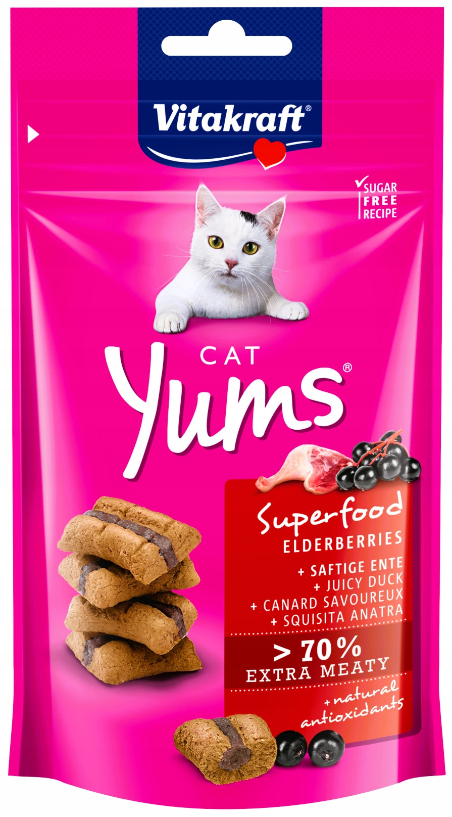 Vitakraft CAT YUMS 40g black without