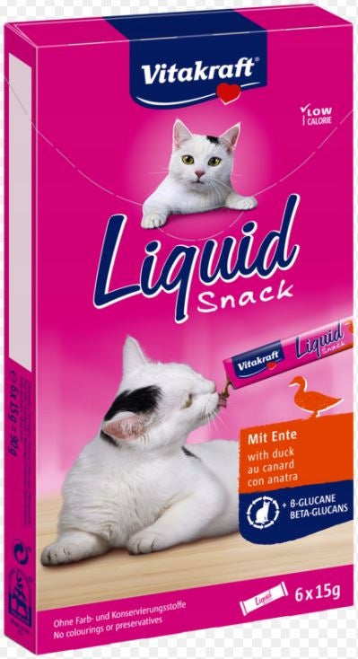 Vitakraft Liquid Snack with duck 6x15g