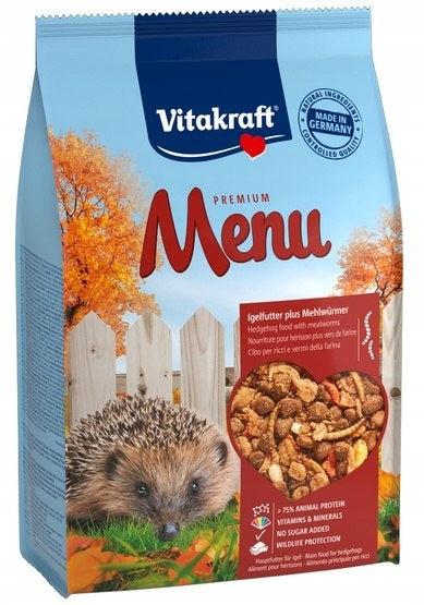 Vitakraft Menu Food for Hedgehogs 2x600g Brand Vitakraft
