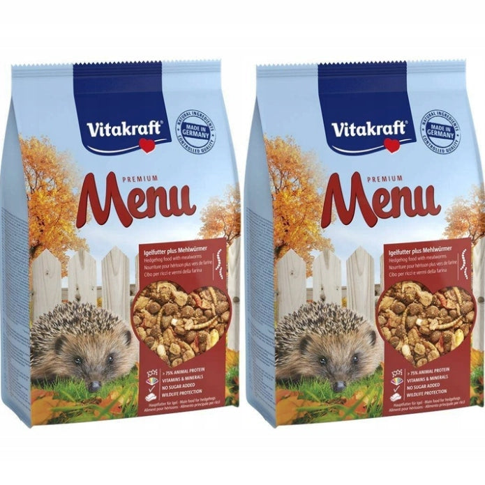 Vitakraft Menu Food for Hedgehogs 2x600g