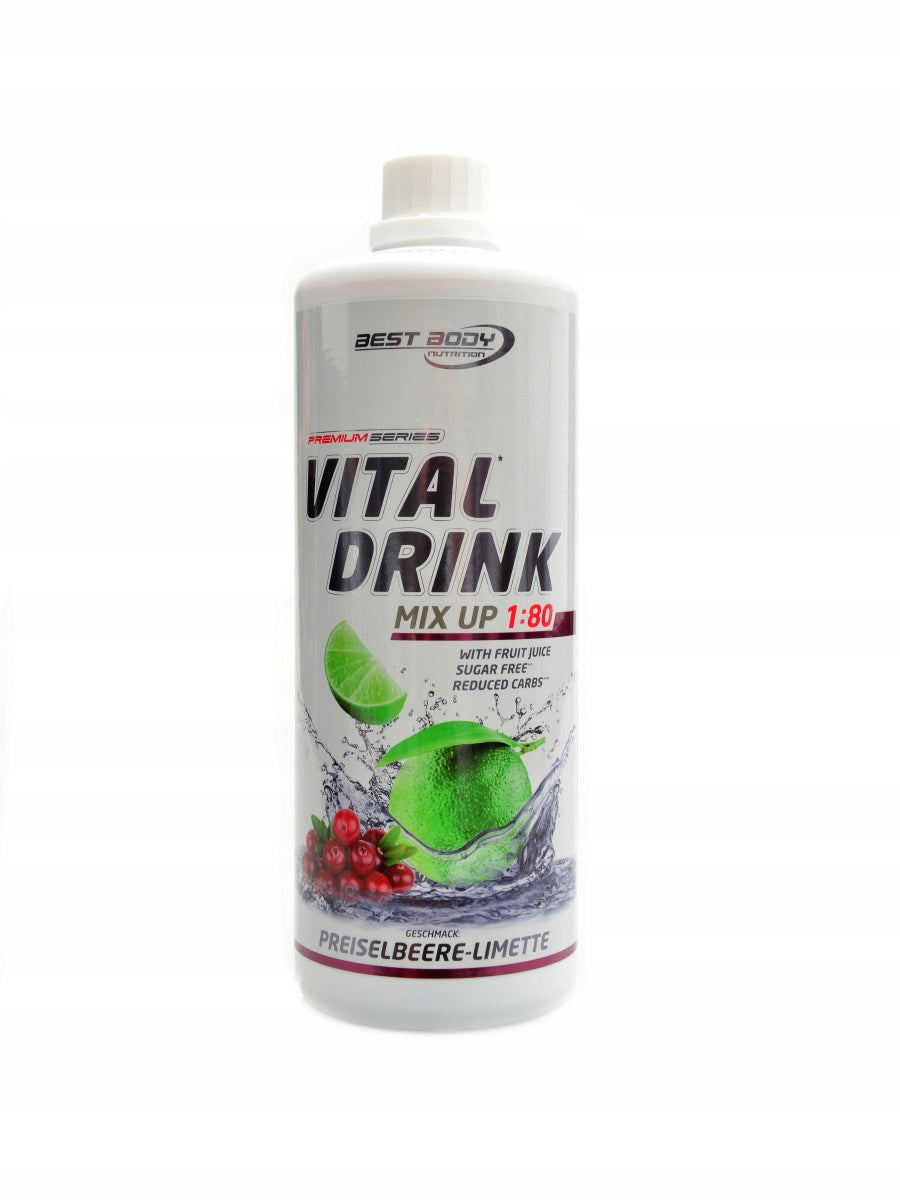 Vital drink Zerop 2 x 1000 ml brusinka s limetou DUOPACK EAN (GTIN) 4260121349662