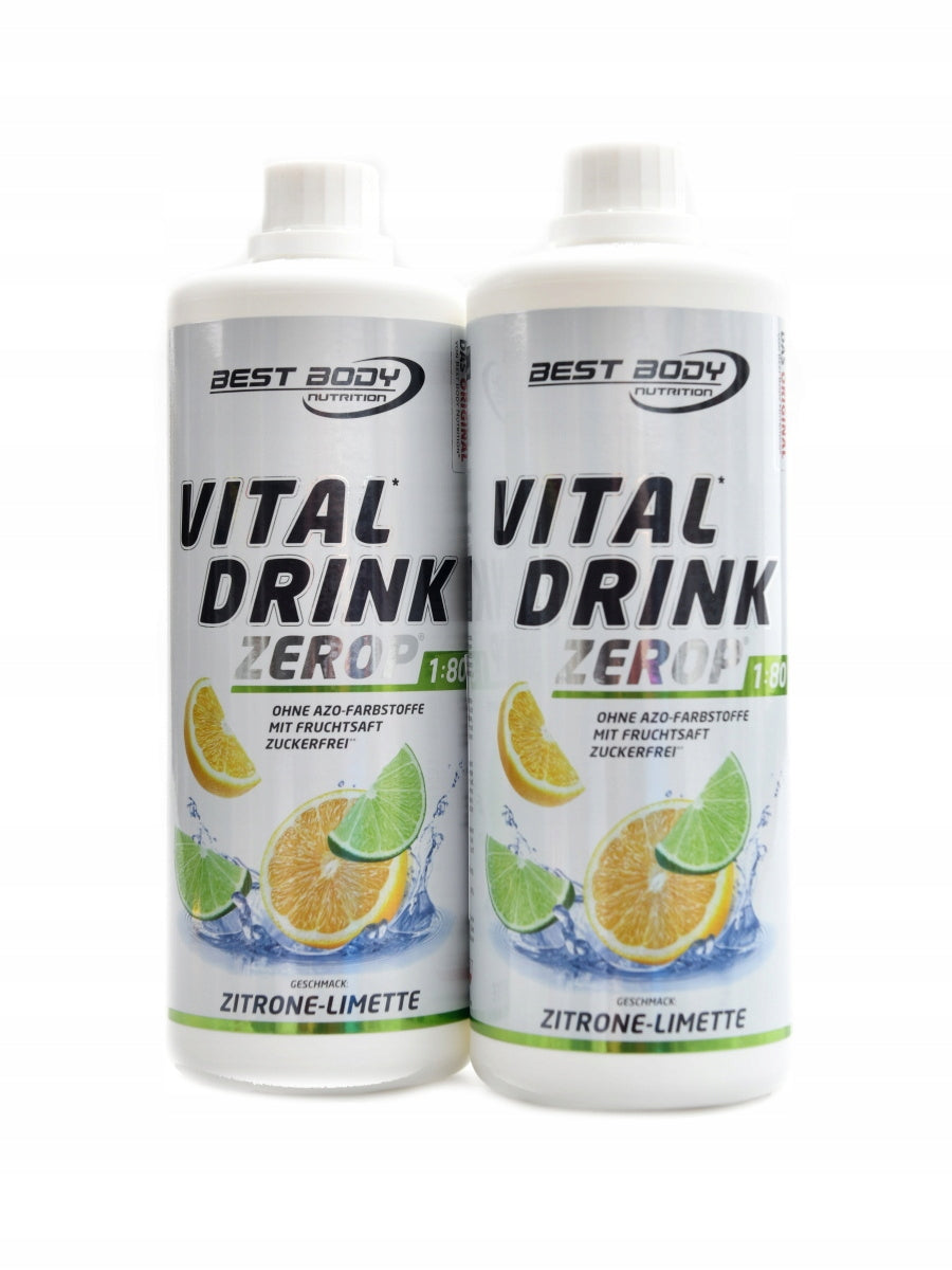 Vital drink Zerop 2 x 1000 ml citron s limetou DUOPACK