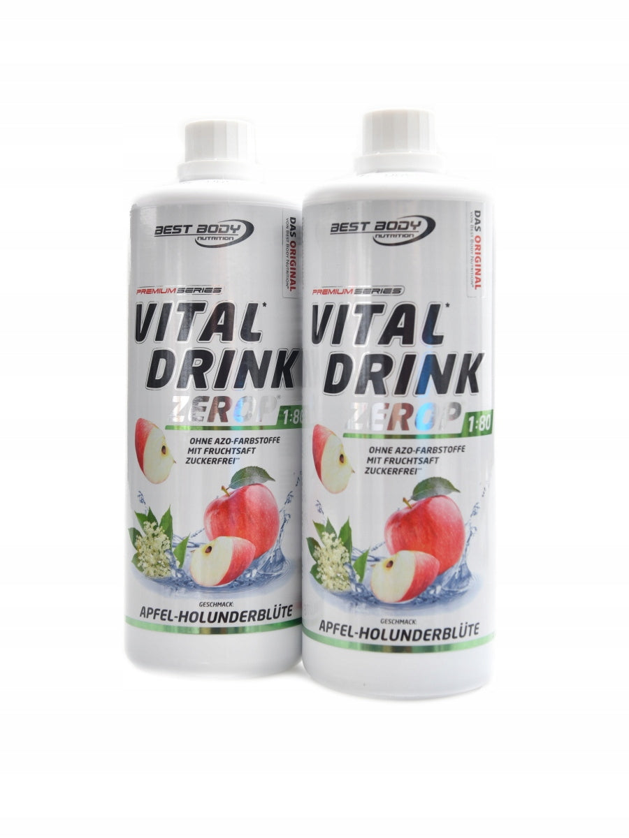 Vital drink Zerop 2 x 1000 ml jablko s bezovým květem DUOPACK
