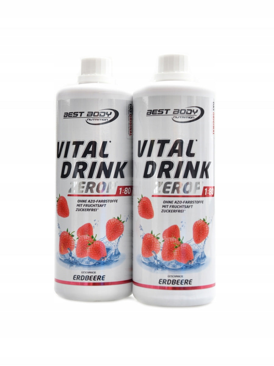 Vital drink Zerop 2 x 1000 ml jahoda DUOPACK