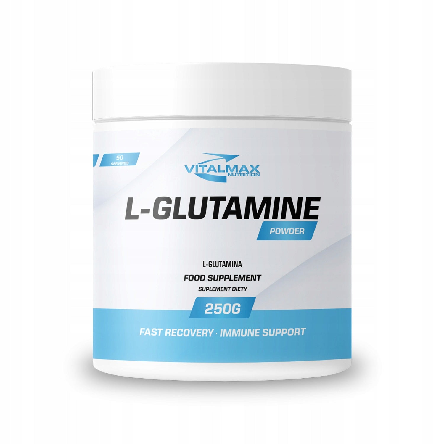 Vitalmax L-Glutamine 250g powder muscle regeneration mass training