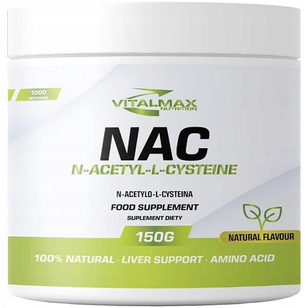 Vitalmax NAC 100% - N-acetyl L-cysteine natural powder 150g