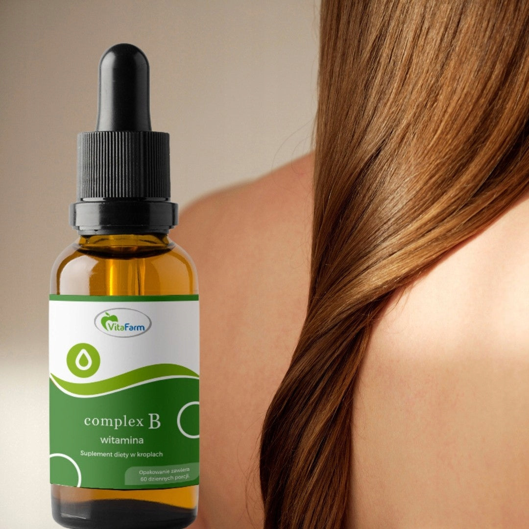 Vitamin B Complex 30 ml drops nervous system supplement for energy Manufacturer code Witamina B Complex krople
