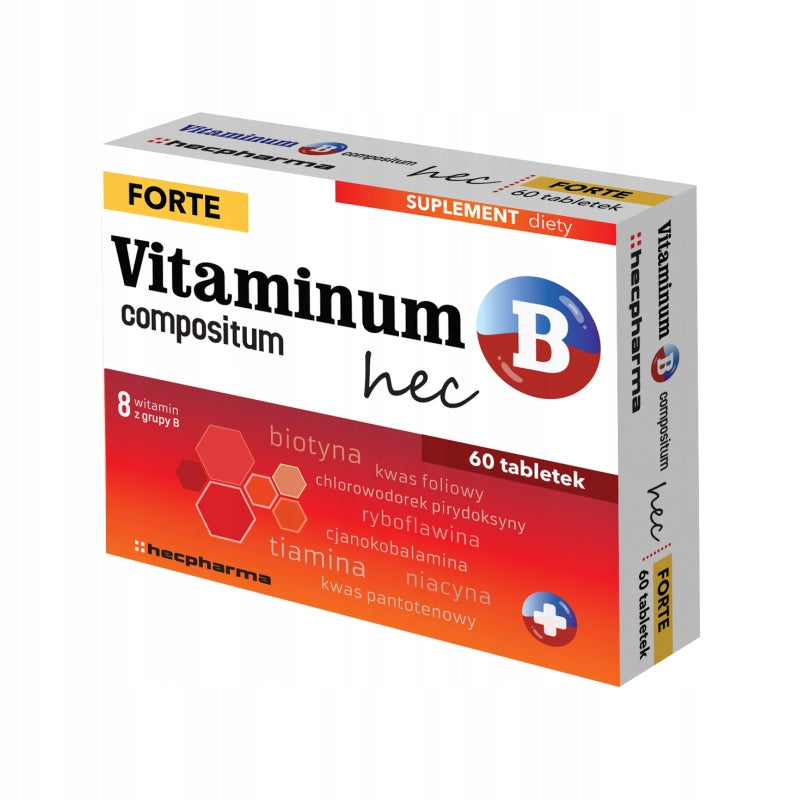 Vitamin B Complex Hec Forte 60 Tablets