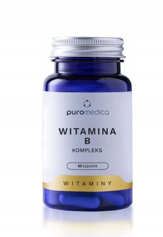 Vitamin B complex Puromedica 60 capsules nervous system fatigue memory