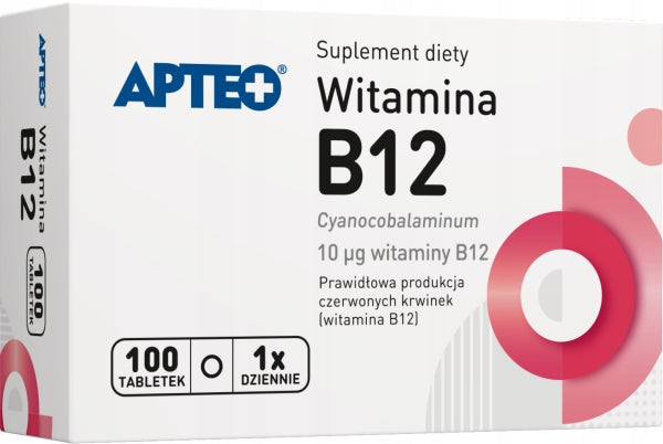 Vitamin B12 10 µg 100 tablets Apteo