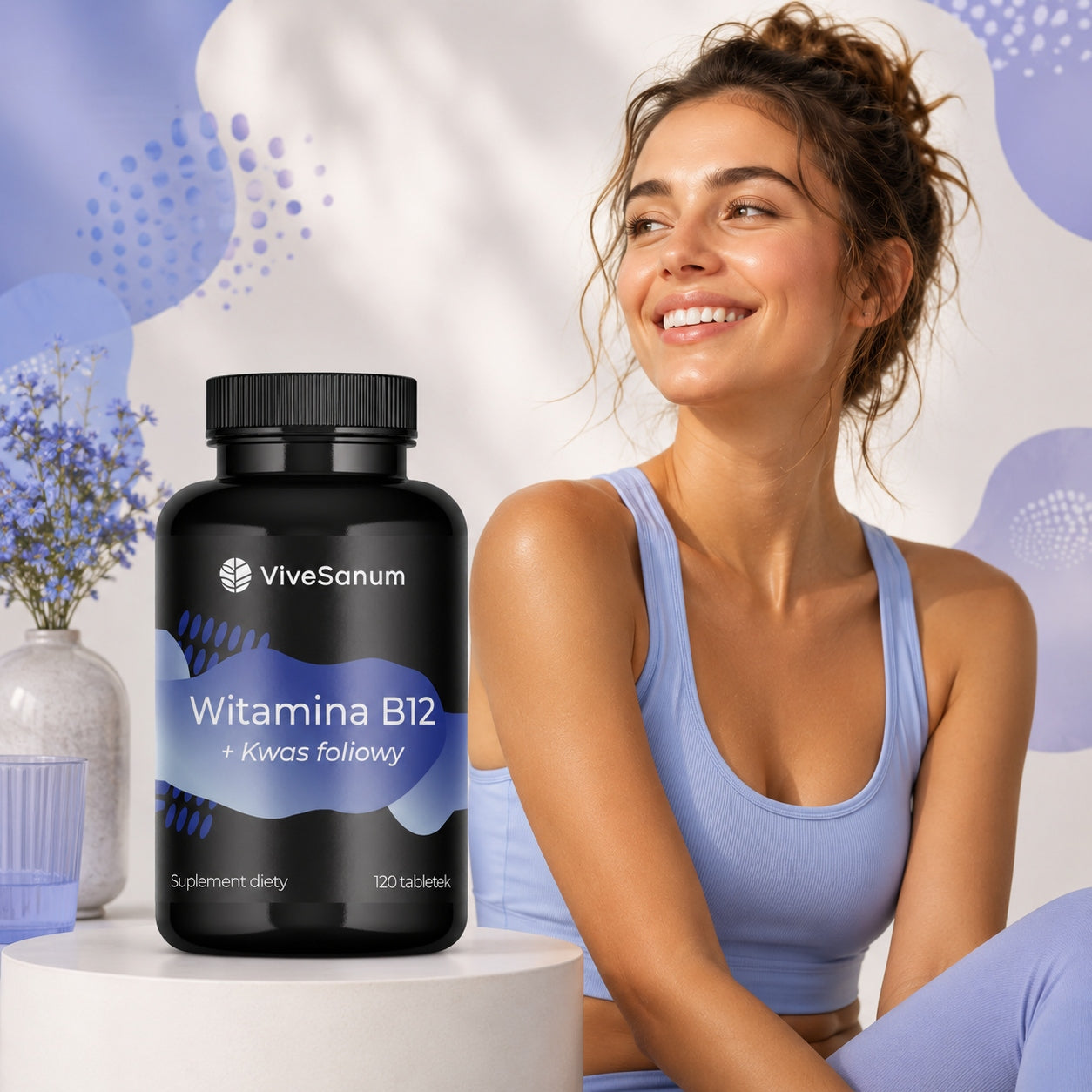 Vitamin B12 1000 µg + Folic acid 400 µg - Nervous system support Form tablets