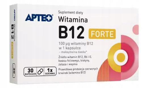 Vitamin B12 FORTE APTEO 30 kaps.