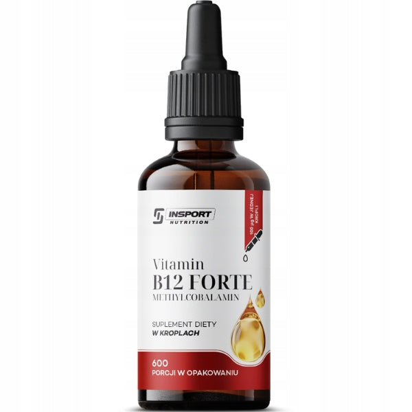 Vitamin B12 FORTE Drops 30ml Nervous System METHYLCOBALAMIN | INSPORT EAN (GTIN) 5906746046416