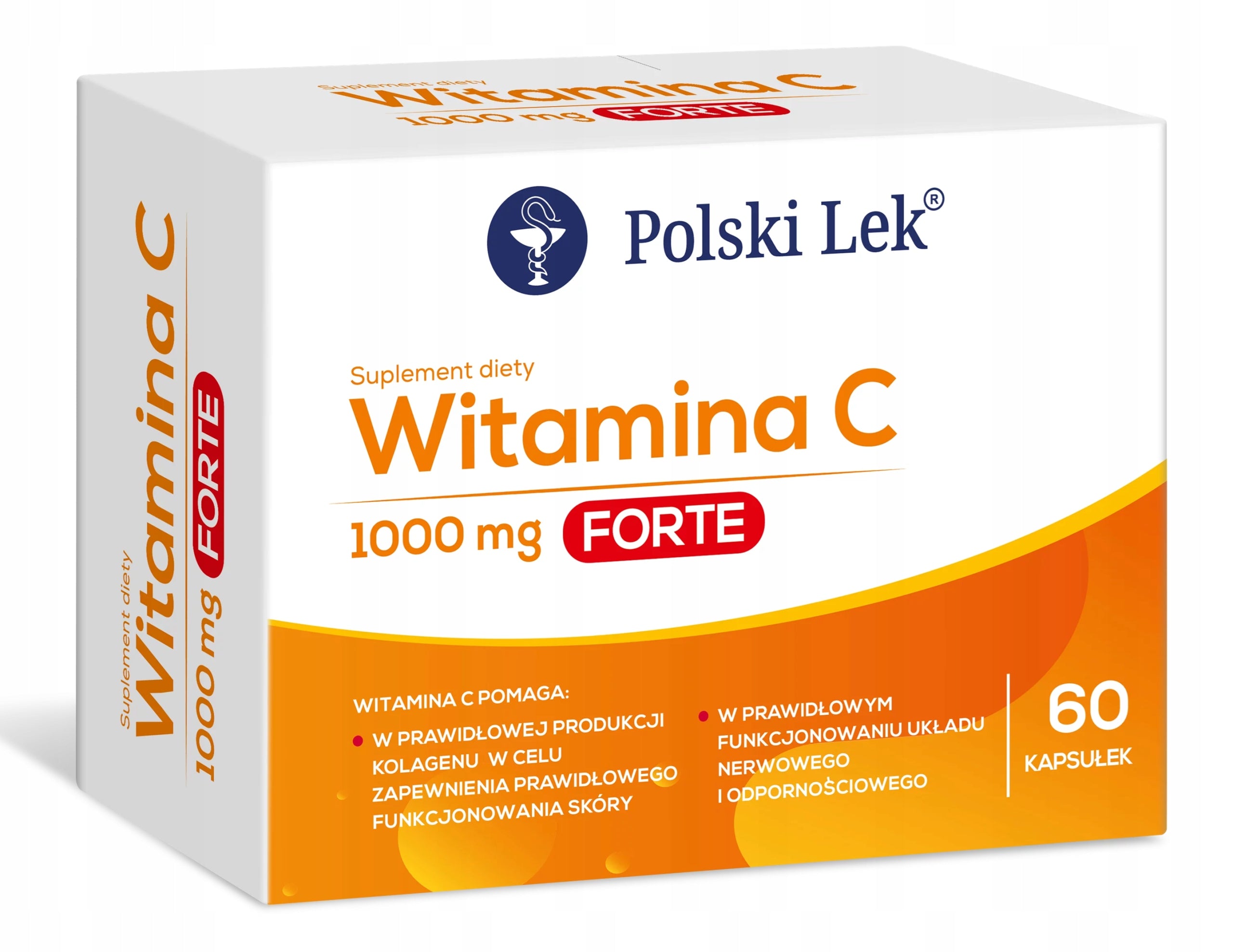 Vitamin C 1000 mg FORTE Polski Lek 60 capsules