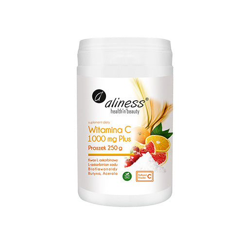 Vitamin C 1000mg Buffered Acerola Bioflavonoids Immunity 250g ALINESS Medical device no
