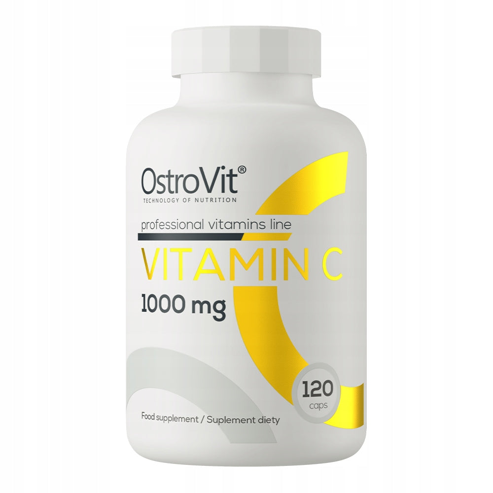 Vitamin C OstroVit 1000 mg 120 kaps L-ASCORBIC ACID Vitamin C 1250% RWS