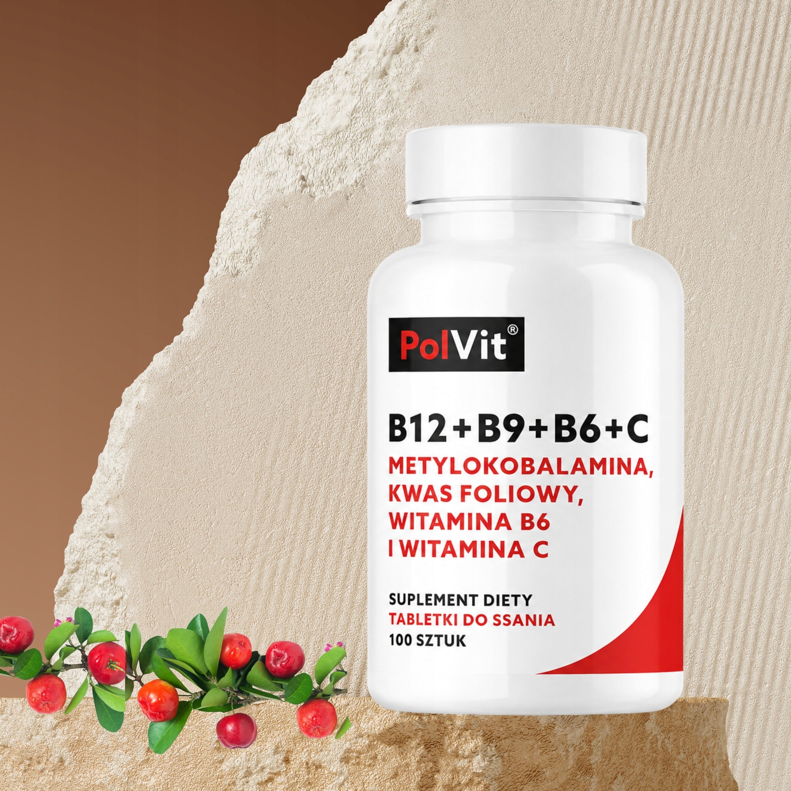 Vitamin C Vitamin B12 Folic acid Methylcobalamin B12 Tablets PolVit Expiration date at least 1 year from the date of purchase