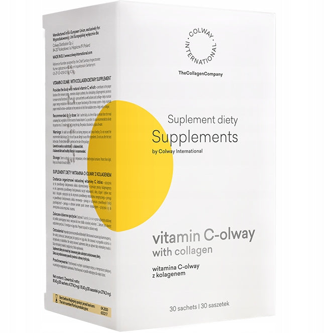 Vitamin C with Collagen Colway 30 sasz. - natural immunity, wild rose Brand Colway